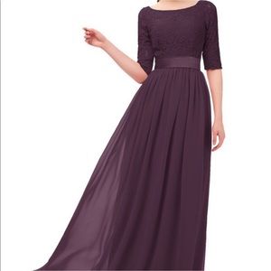 COPY - Plumb bridesmaid/evening gown size:18W